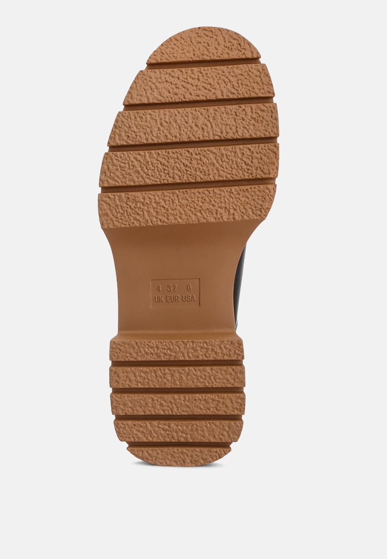 ronin high top chunky chelsea boots by London Rag