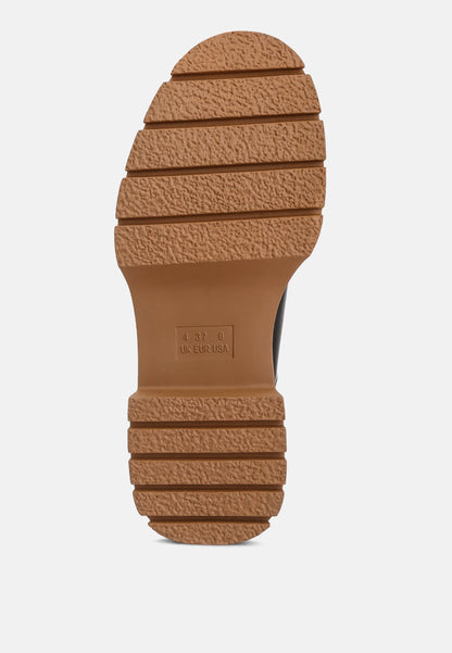 ronin high top chunky chelsea boots by London Rag