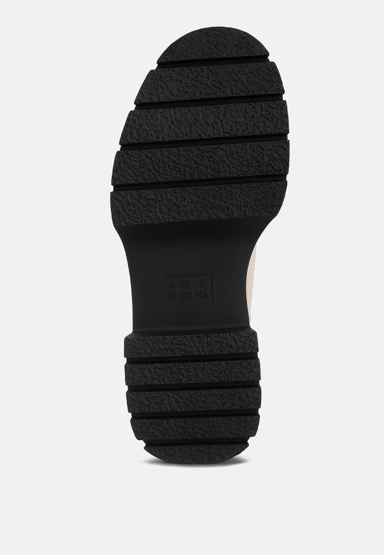 ronin high top chunky chelsea boots by London Rag