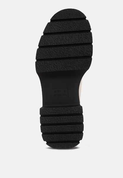 ronin high top chunky chelsea boots by London Rag