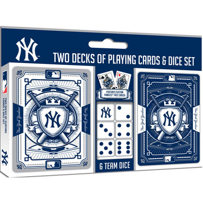 New York Yankees - 2-Pack Playing Cards & Dice Set by MasterPieces Puzzle Company INC