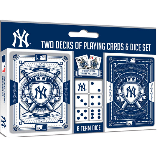 New York Yankees - 2-Pack Playing Cards & Dice Set by MasterPieces Puzzle Company INC