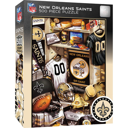 New Orleans Saints - Locker Room 500 Piece Jigsaw Puzzle by MasterPieces Puzzle Company INC