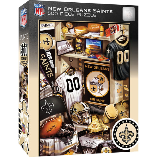 New Orleans Saints - Locker Room 500 Piece Jigsaw Puzzle by MasterPieces Puzzle Company INC
