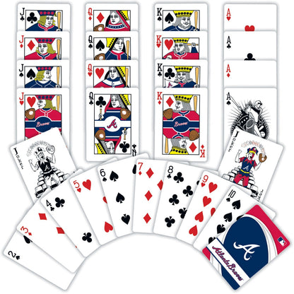 Atlanta Braves Playing Cards - 54 Card Deck by MasterPieces Puzzle Company INC