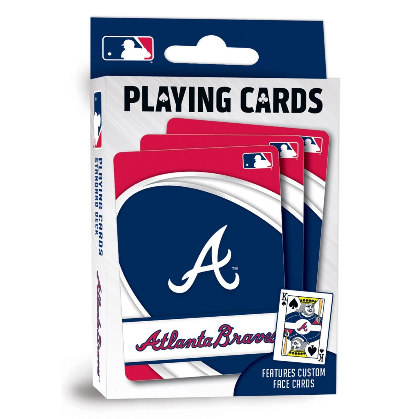Atlanta Braves Playing Cards - 54 Card Deck by MasterPieces Puzzle Company INC