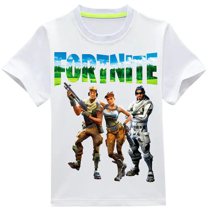Boys' Short Sleeve T-Shirt - Fortnite Design